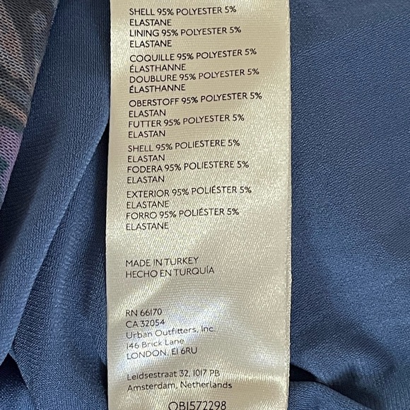 Free People One Shoulder Floral Mesh Ruched Bodycon Dress NWOT Medium - Picture 7 of 8